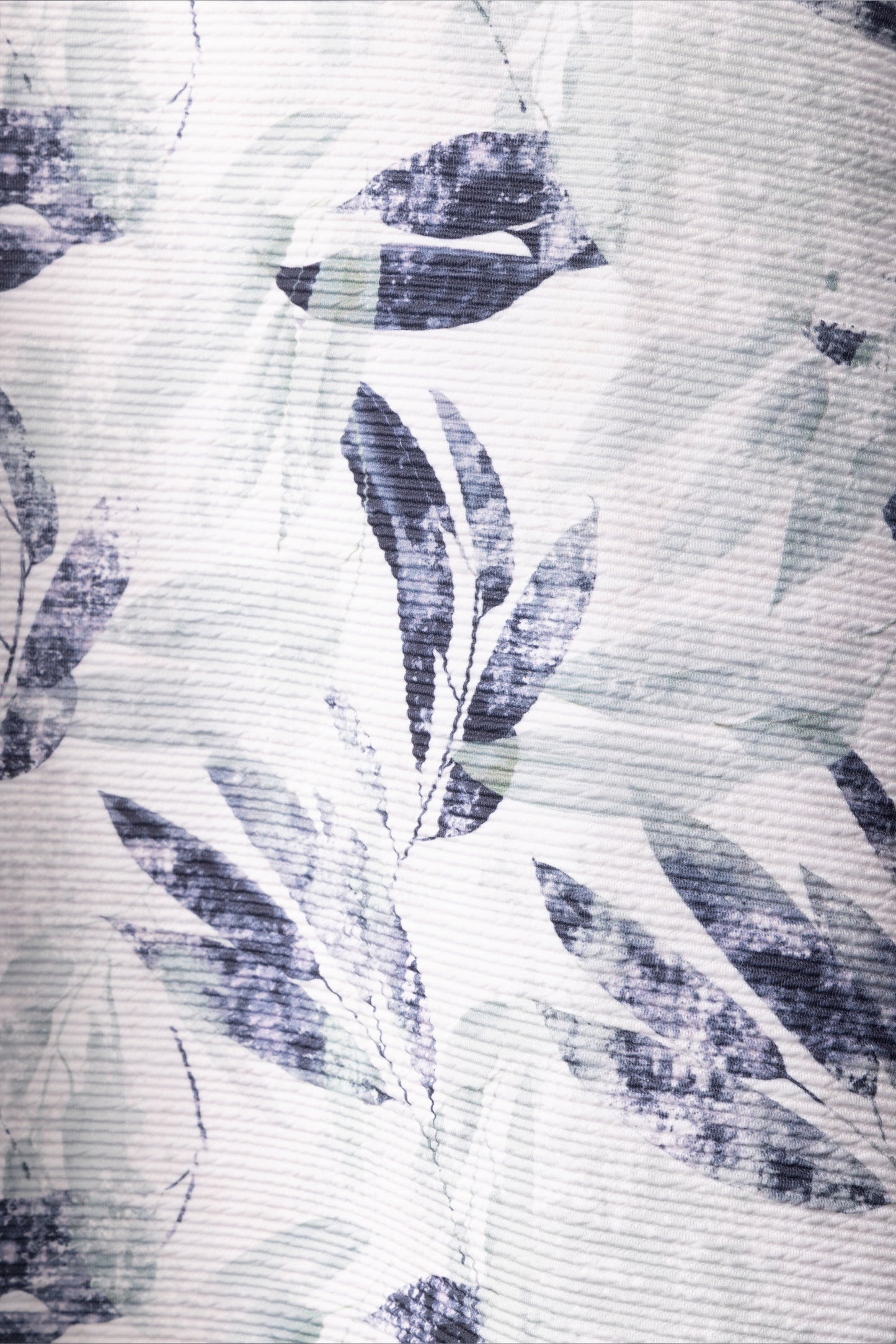 Leaf Fade – Oversized Textured Popcorn Cotton T-Shirt