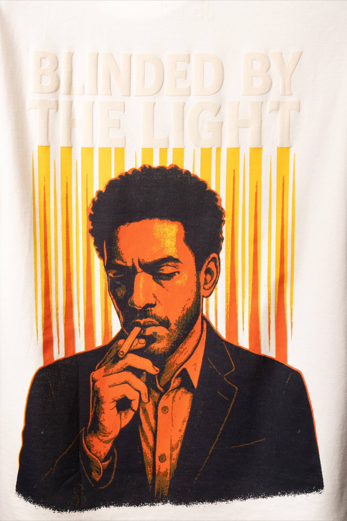 Smoke in the Light – Oversized Unisex Puff Print Streetwear T-Shirt