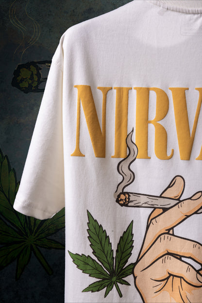 Roll & Rise – Oversized Unisex Puff Print T-Shirt