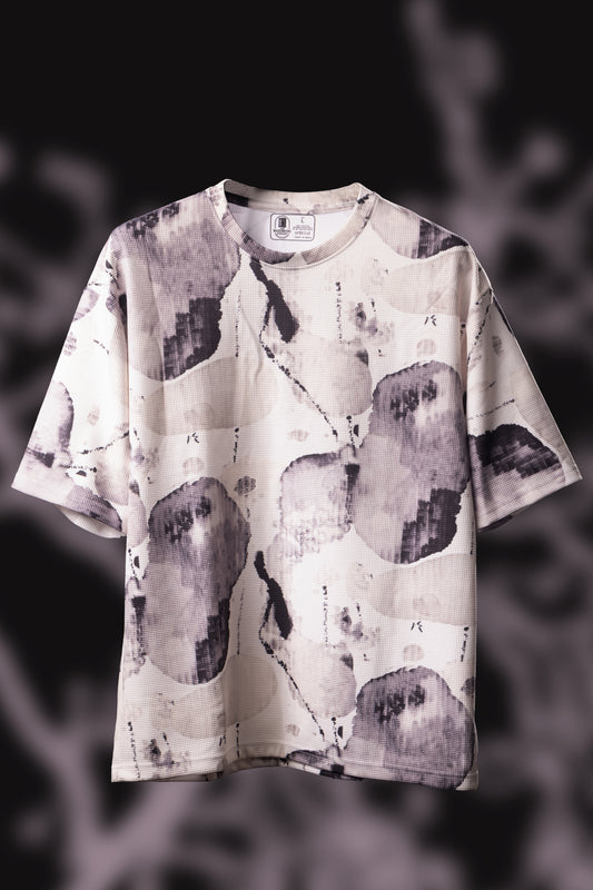 Bleach Bite Co-ord Set 1 – Limited Edition Bleach-Dyed Oversized Fit with Shorts (Unisex)