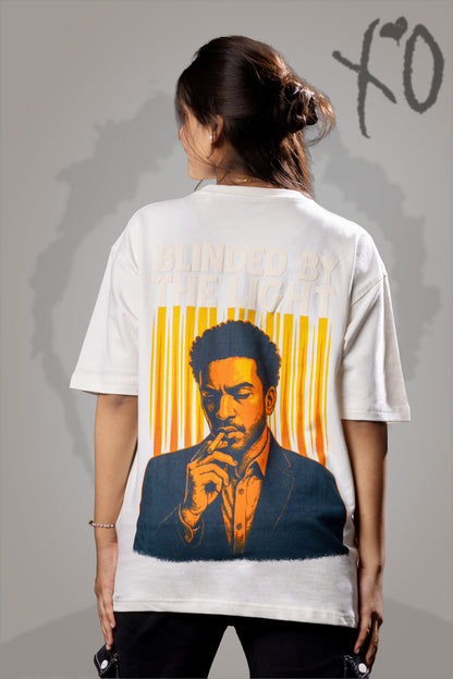 Smoke in the Light – Oversized Unisex Puff Print Streetwear T-Shirt