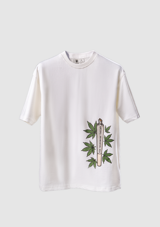 Roll & Rise – Oversized Unisex Puff Print T-Shirt