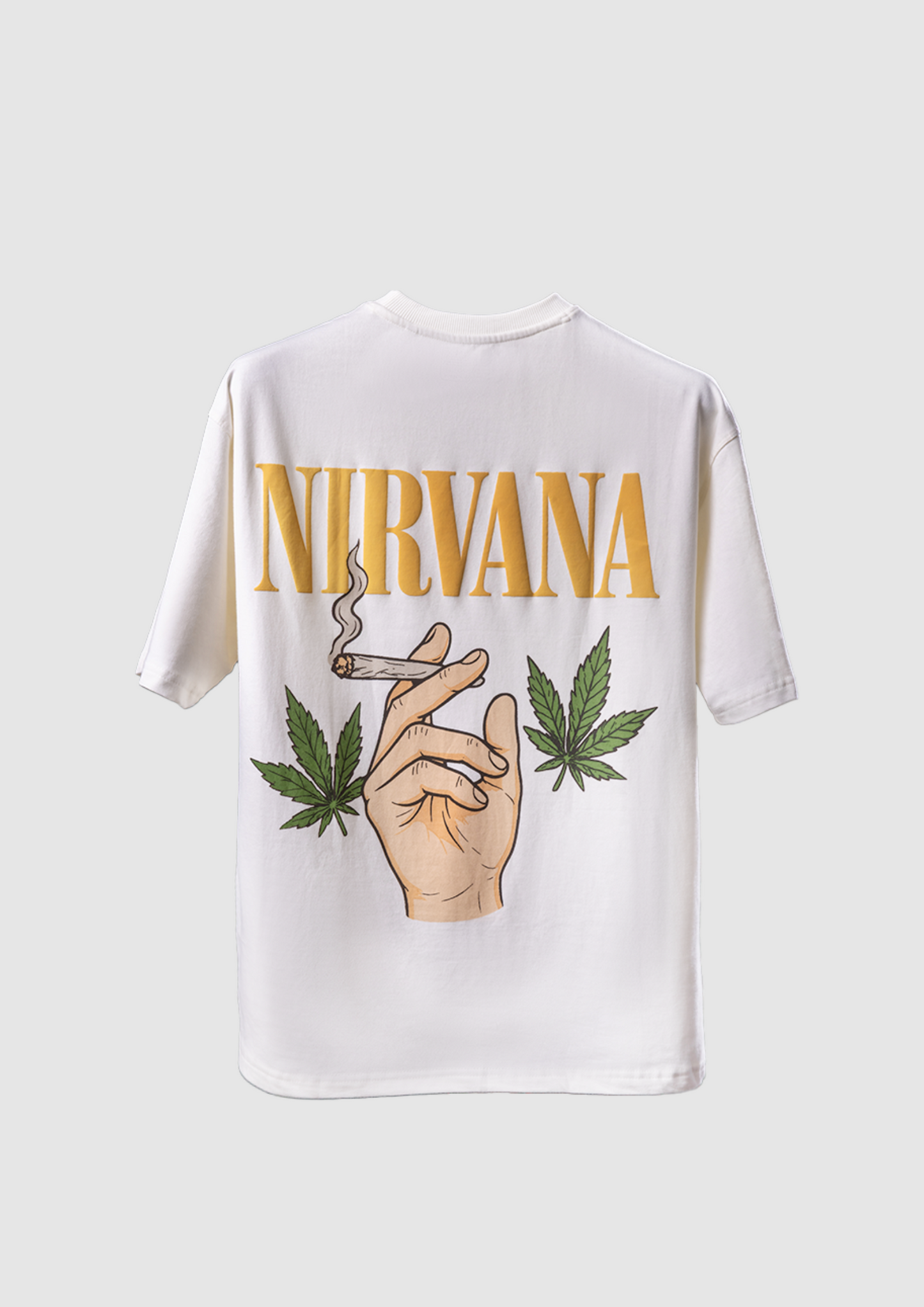 Roll & Rise – Oversized Unisex Puff Print T-Shirt